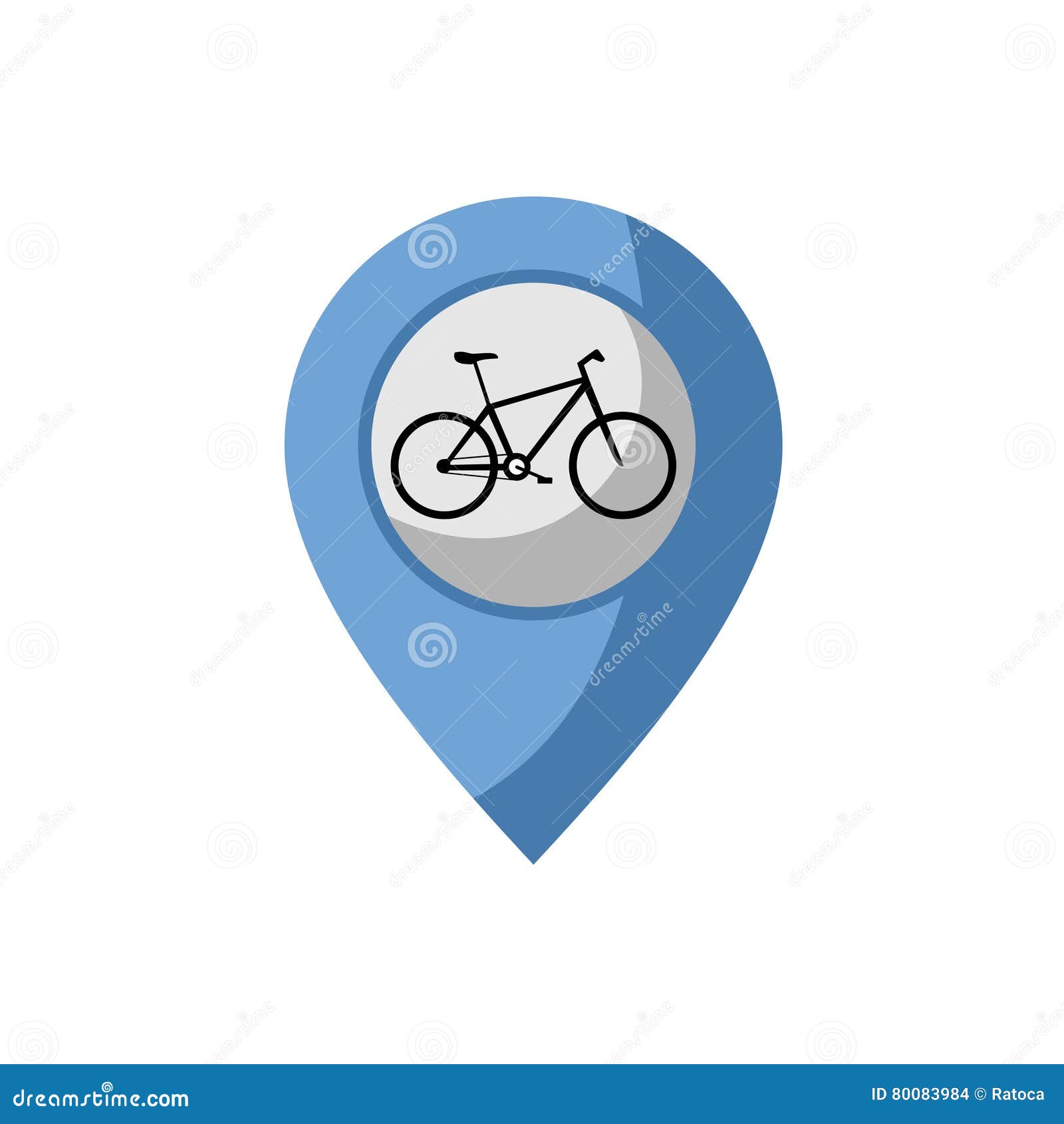 Bike point stock vector. Illustration of navigation, arrow 80083984