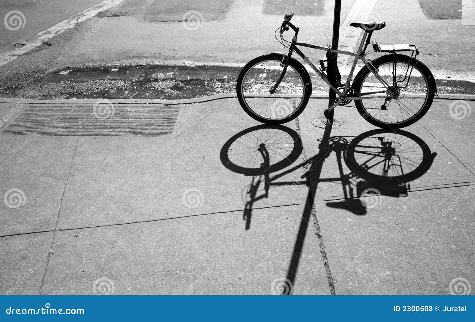Bike And Shadow Royalty Free Stock Photos - Image: 2300508