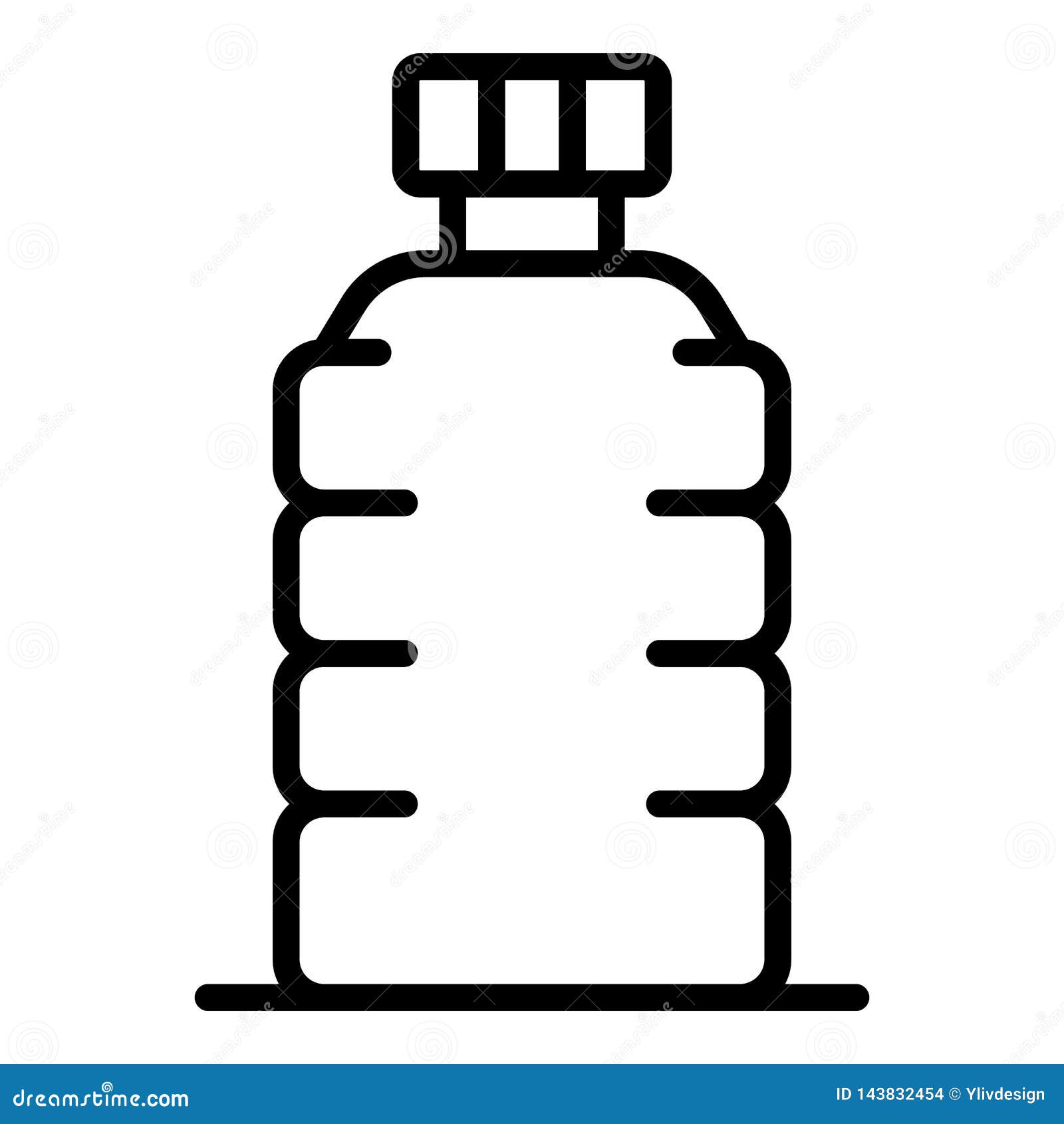 Bike Water Bottle Icon, Outline Style Stock Vector - Illustration of ...