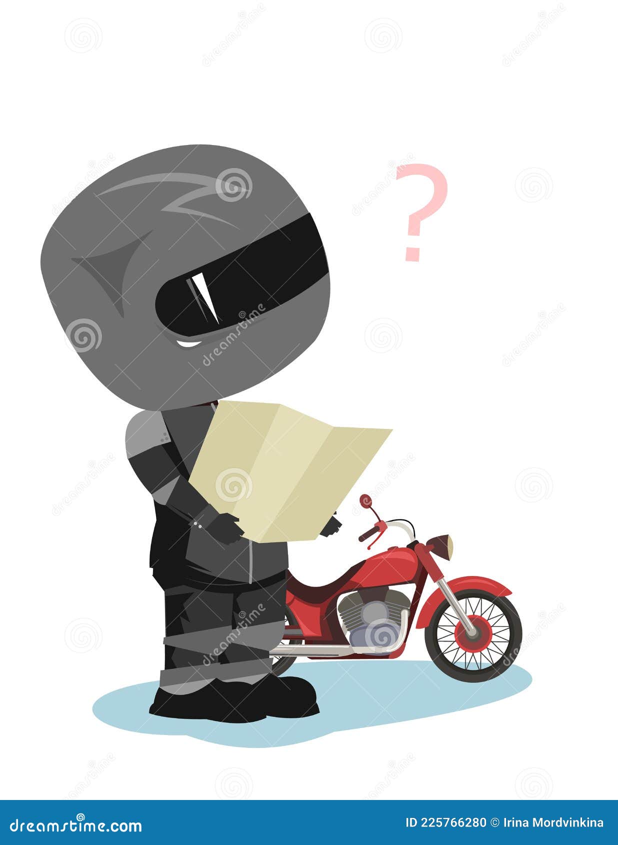 Biker Cartoon. Child Illustration. Looking for Road on Map. Sports Uniform and Helmet. Cool Motorcycle. Chopper Bike Stock Vector - Illustration of courier, rider: 225766280 Biker Cartoon. Child Illustration. Looking for Road on Map. Sports Uniform and Helmet. Cool Motorcycle. Chopper Bike Stock Vector - Illustration of courier, rider: 225766280