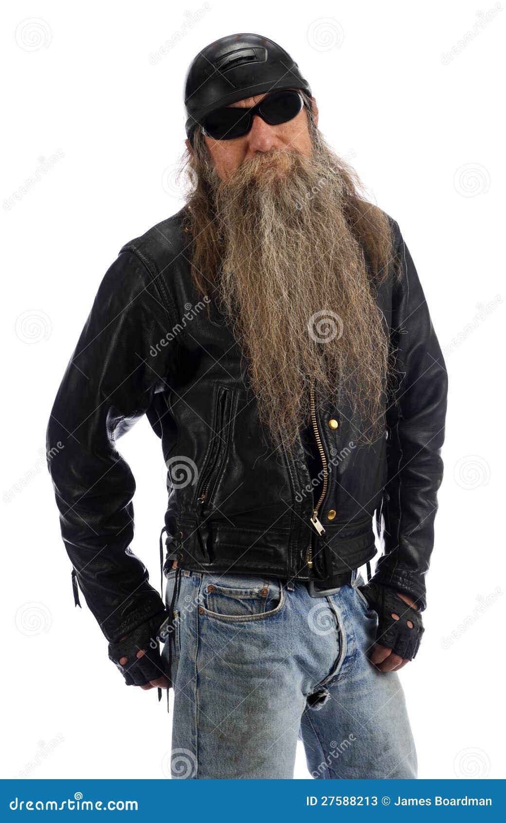 Biker dude stock image. Image of torn, balding, recessed - 27588213