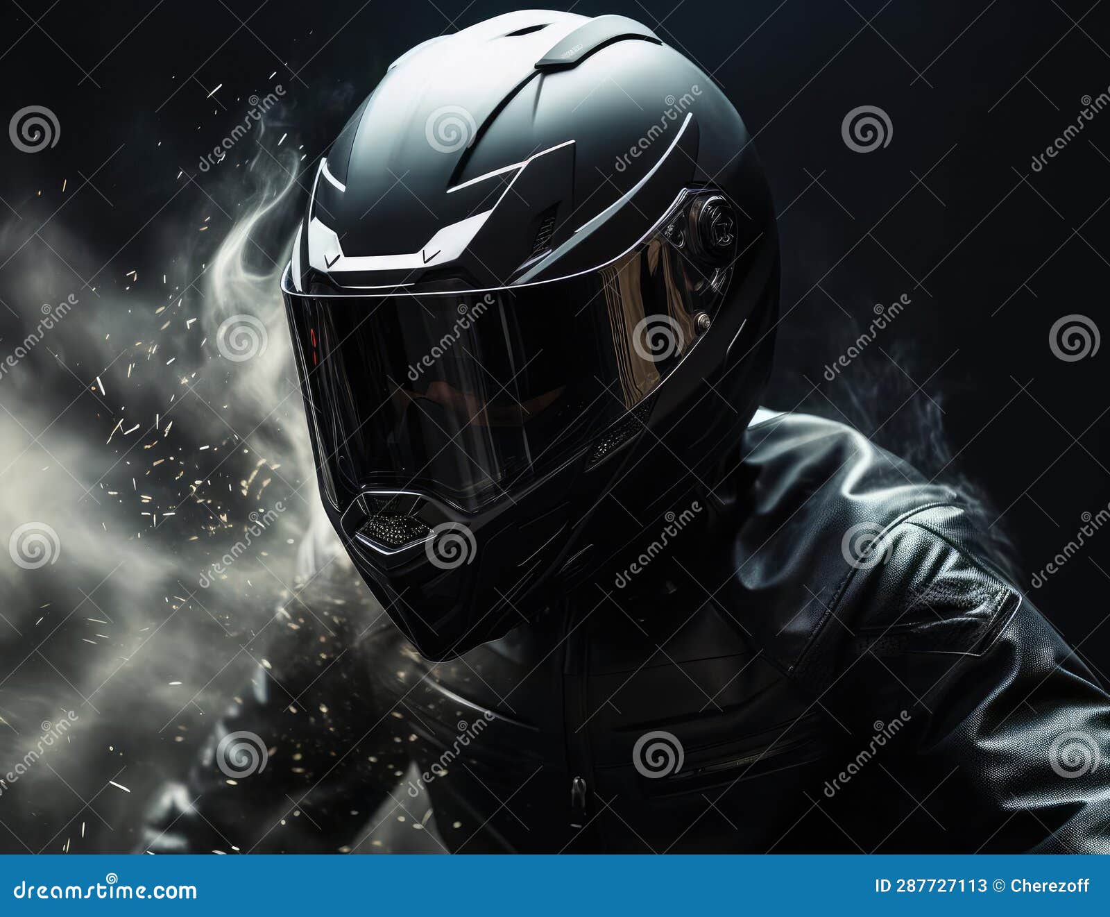 Biker in a modern helmet stock illustration. Illustration of handsome ... Circuit Diagram