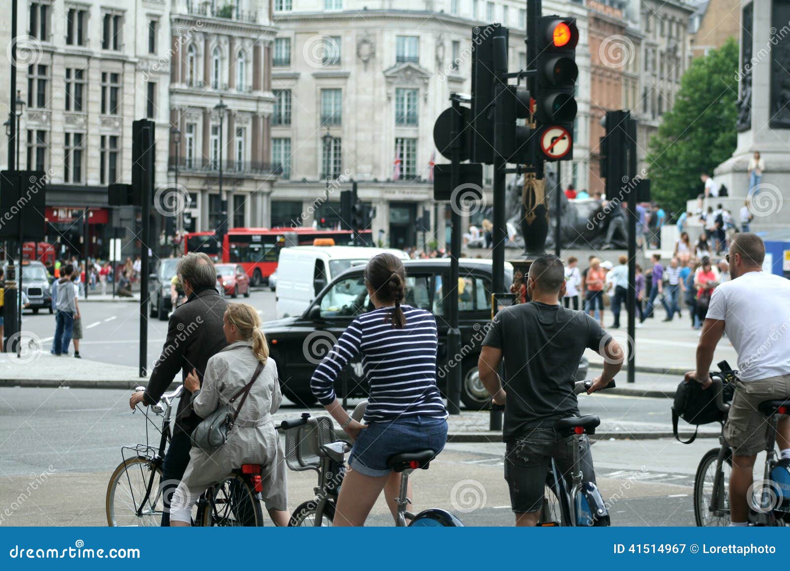 Bikes in London editorial photography. Image of traffic 41514967