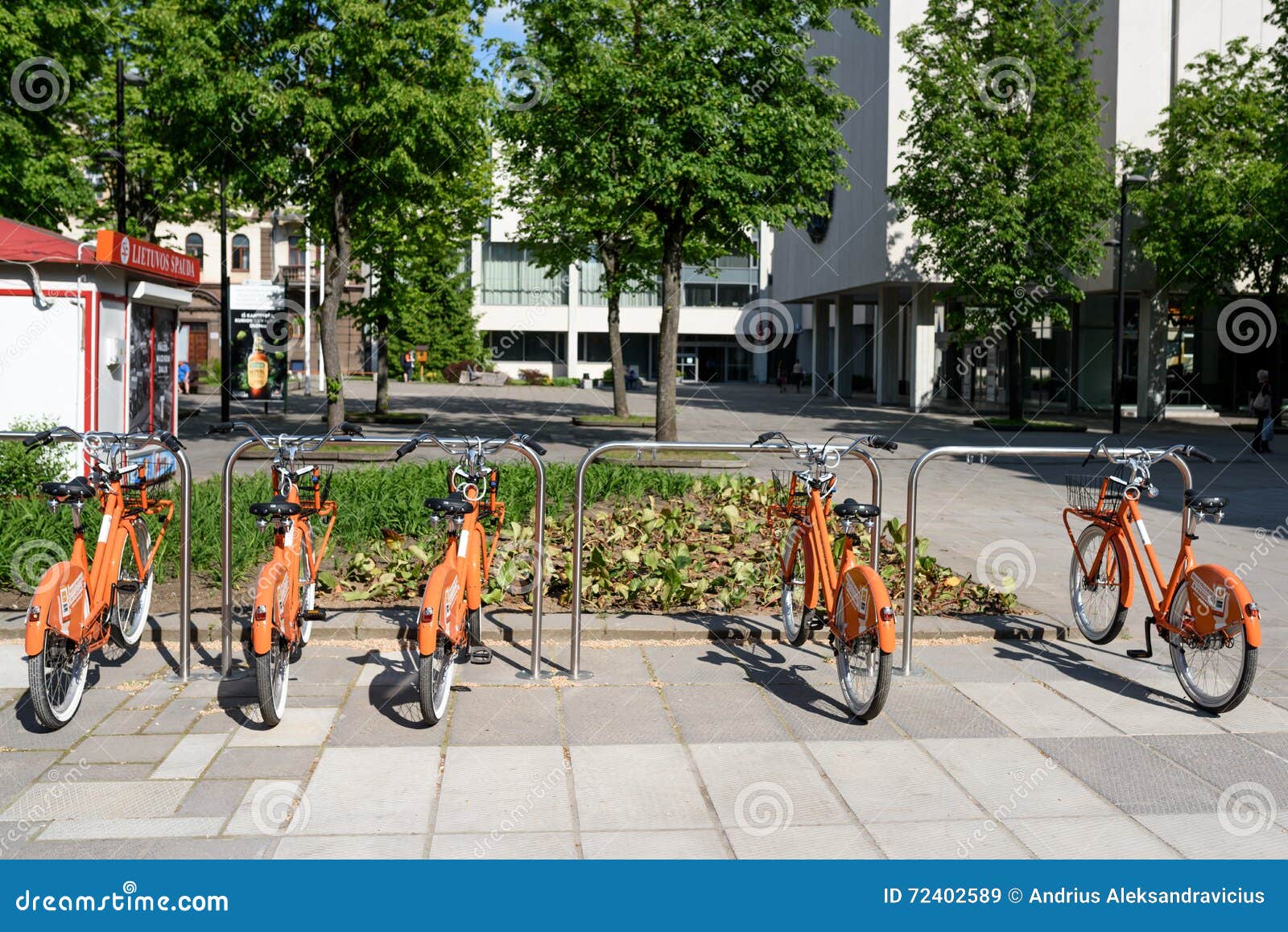 Bikes for rent editorial stock image. Image of ecological 72402589