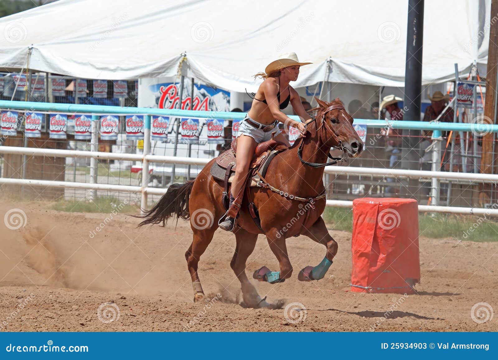 Bikini barrell racing