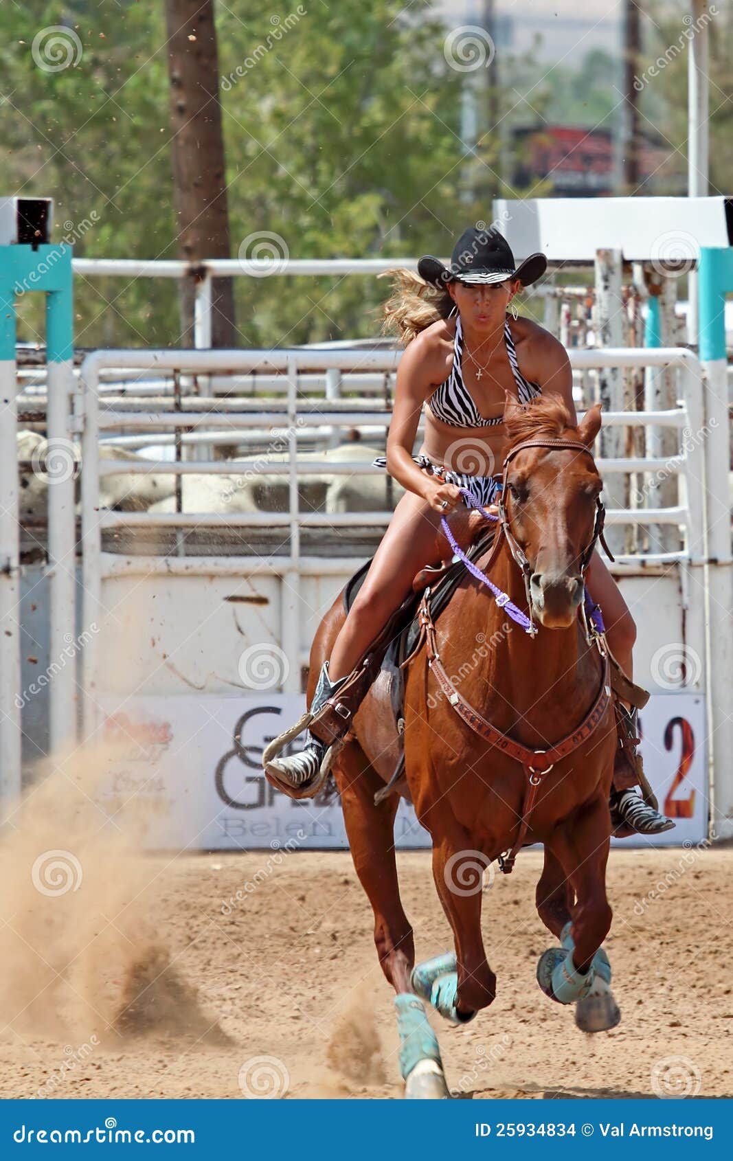 Bikini barrel racers