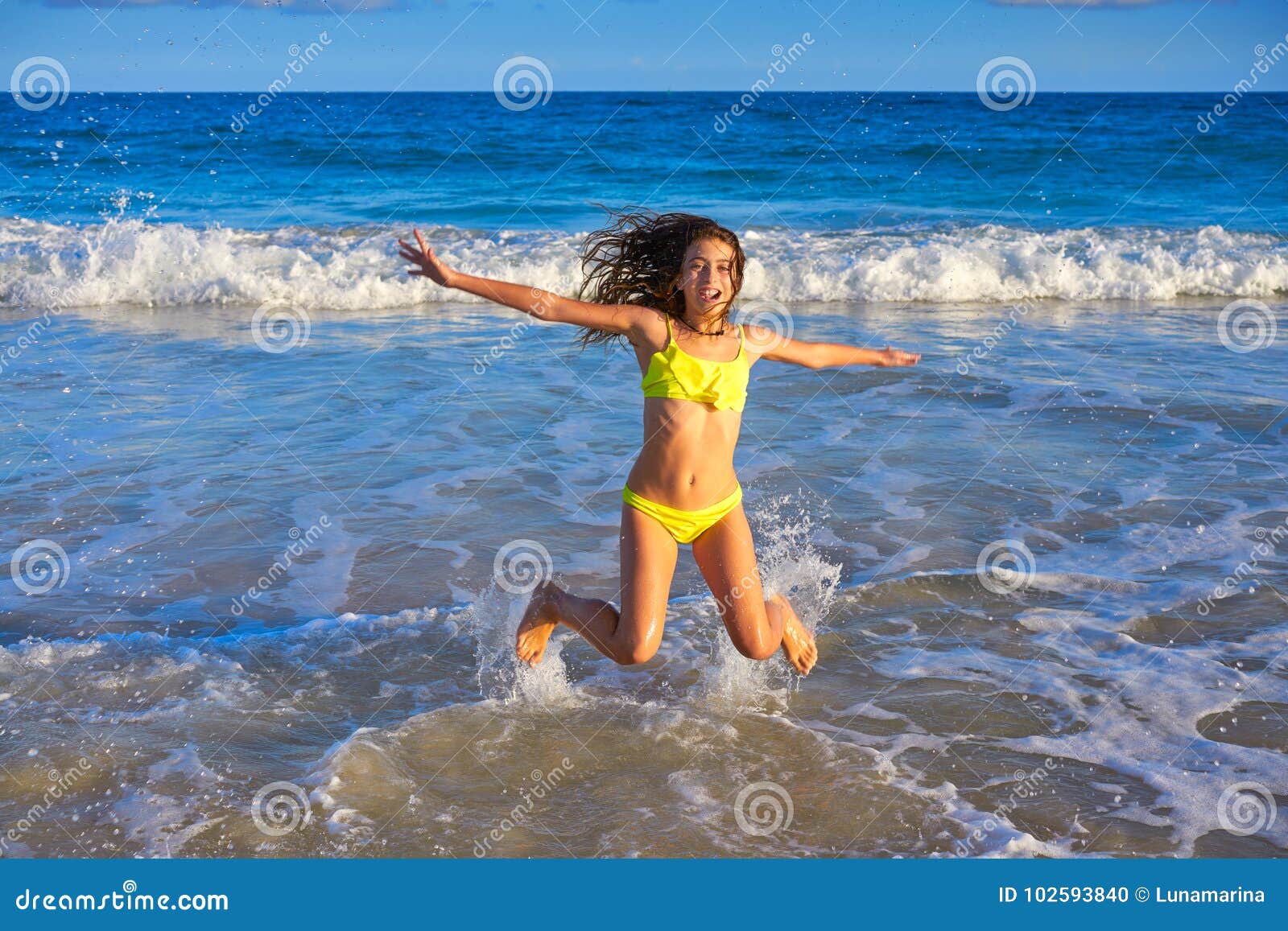 Teen Girl In A Bikini Stock Photo, Picture and Royalty Free Image. Image  22070902.