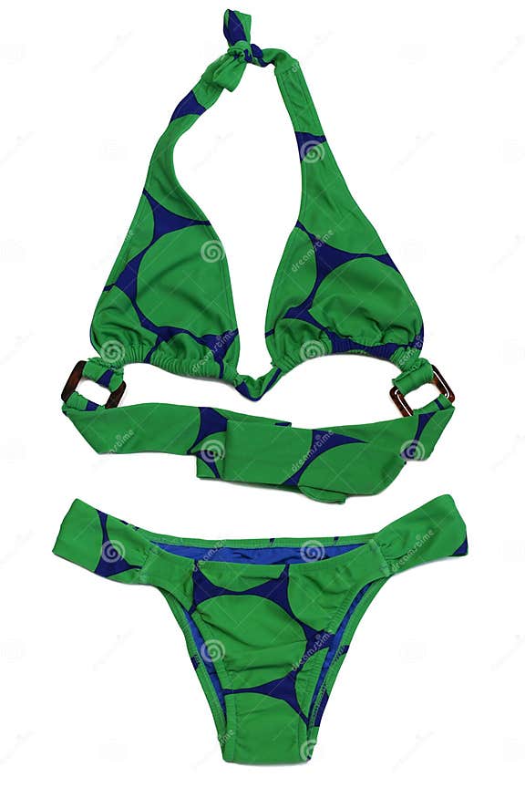 Bikini in green stock image. Image of lingerie, clothing 25535845