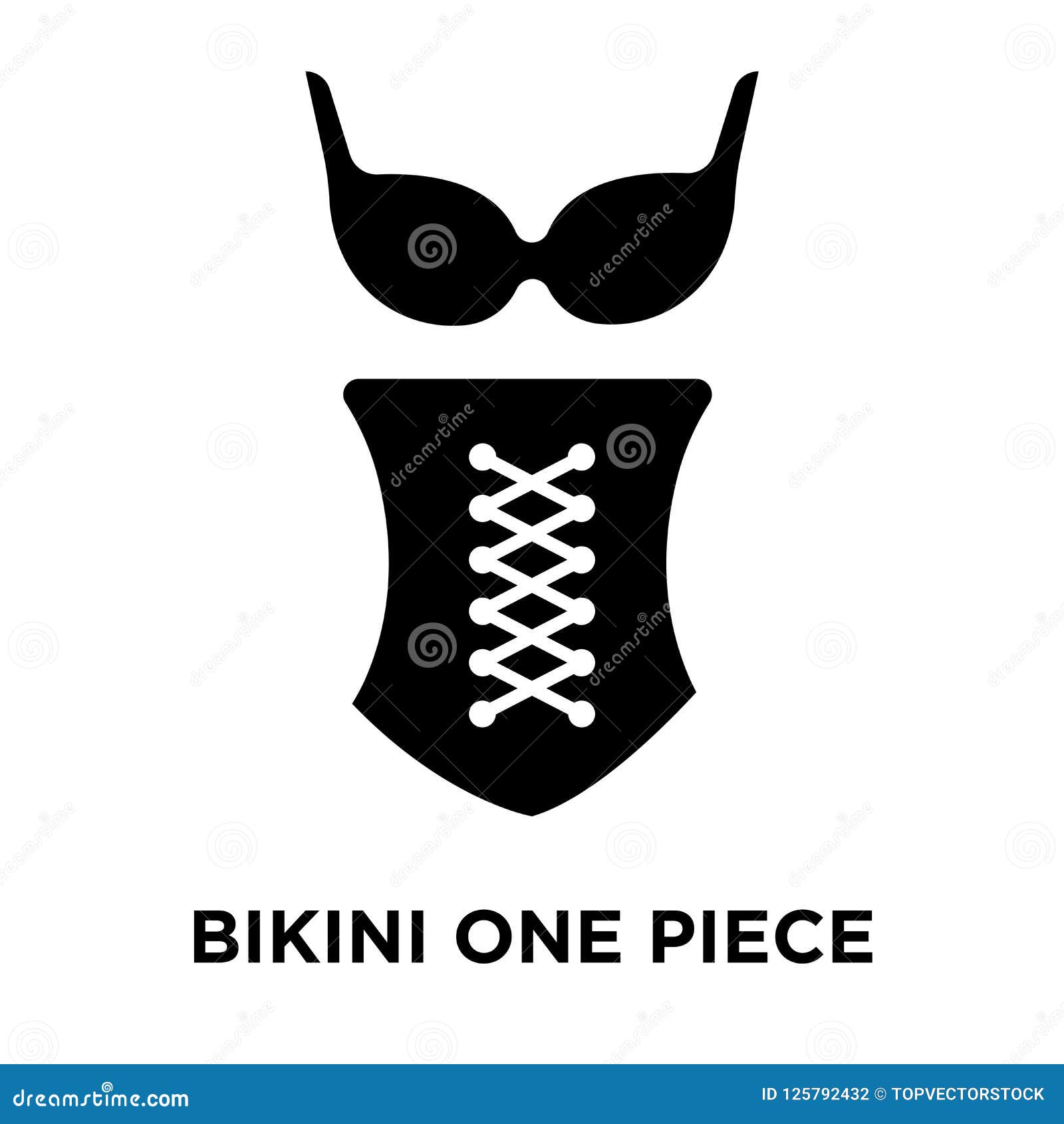 Bikini One Piece Swimwear Icon Vector Isolated On White Background Logo Concept Of Bikini One Piece Swimwear Sign On Stock Vector Illustration Of Model Modern