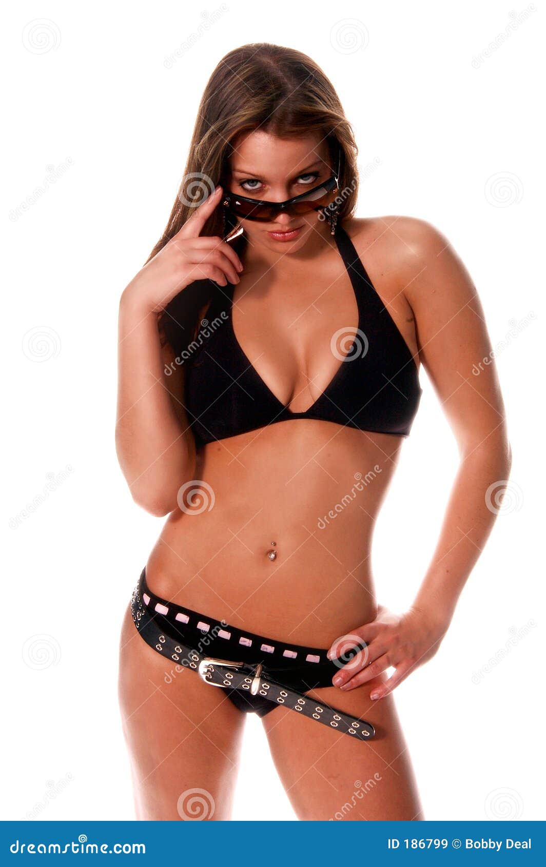 Bikini Sunglasses stock image. Image of model, fashion 186799