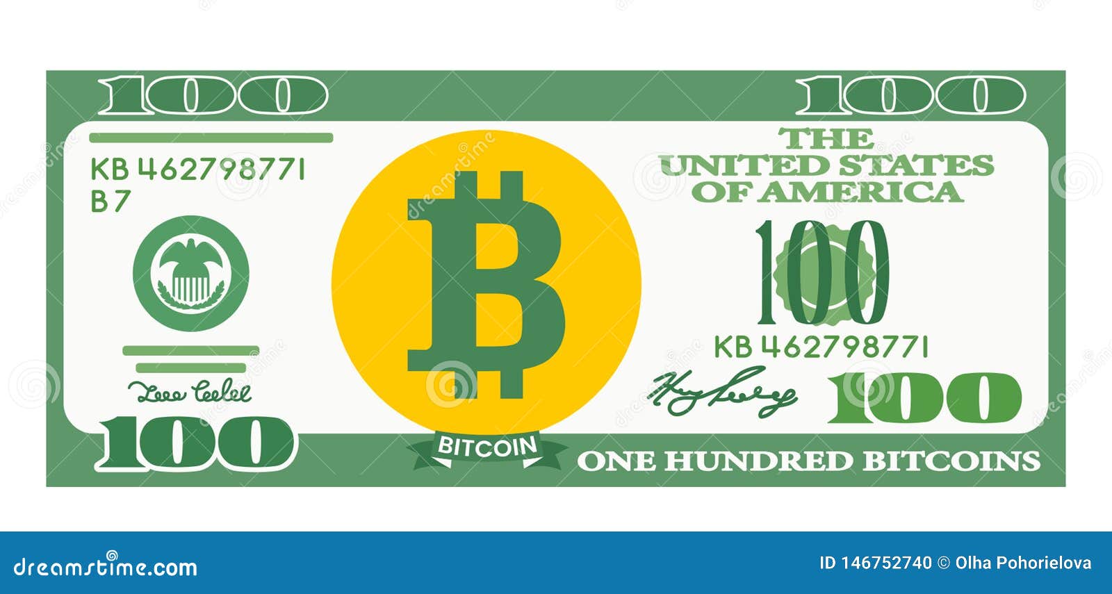 Bikoinov Virtual 100 En Vez De 100 D lares Americanos Ilustraci n Del bikoinov-virtual-100-en-vez-de-100-d-lares-americanos-ilustraci-n-del