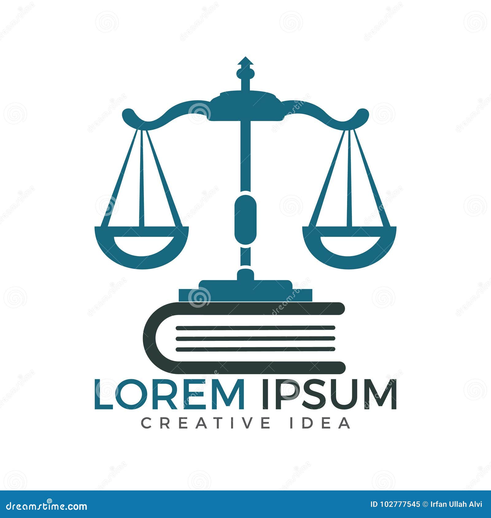 Bilancia Della Giustizia E Progettazione Di Logo Del Libro Illustrazione  Vettoriale - Illustrazione di legge, disegno: 102777545