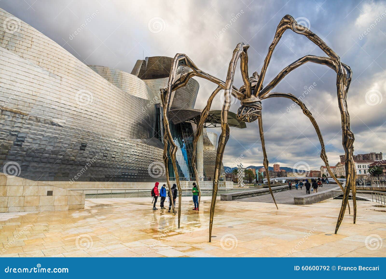 Bilbao Spider editorial photography. Image of basque