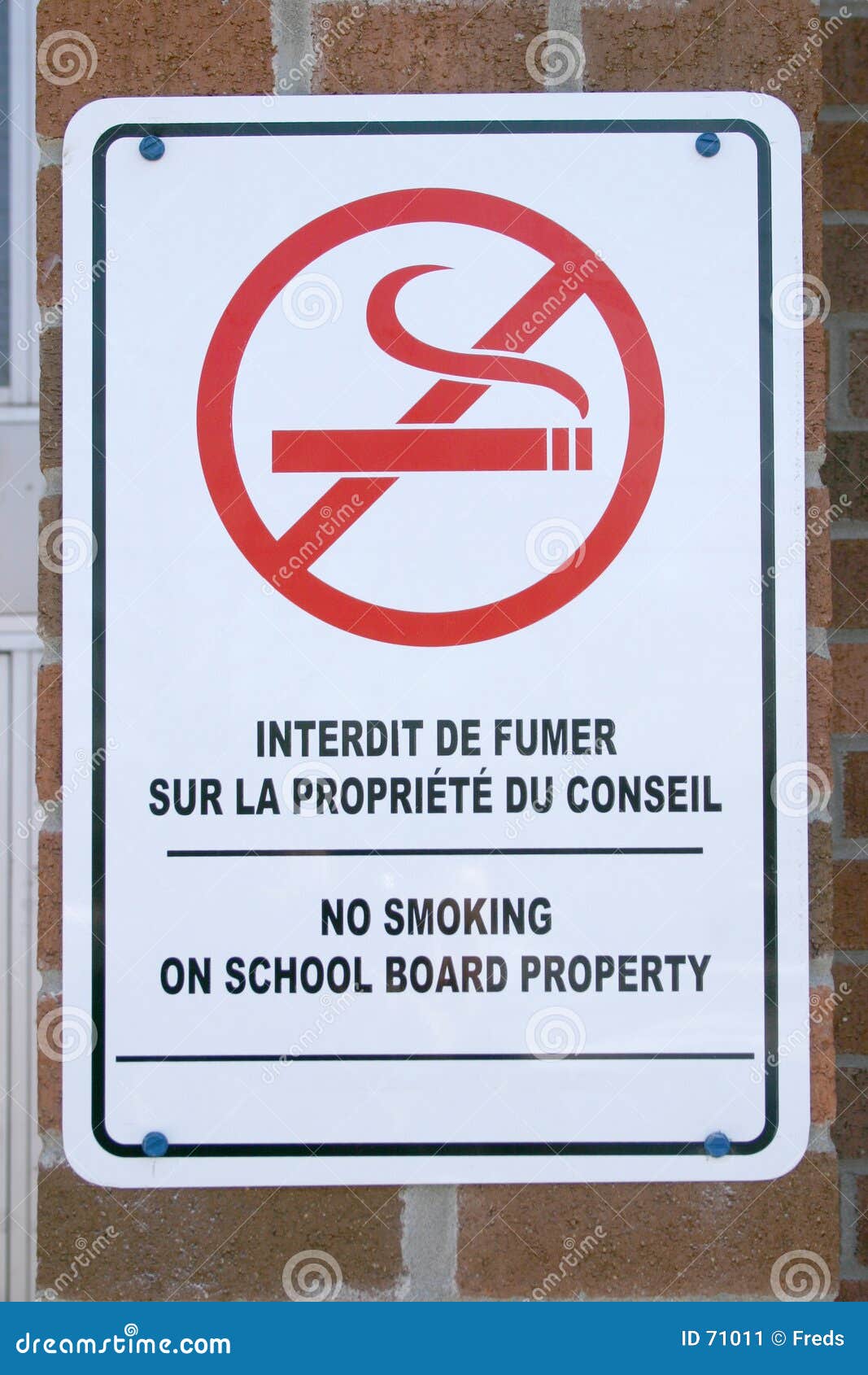 bilingual sign