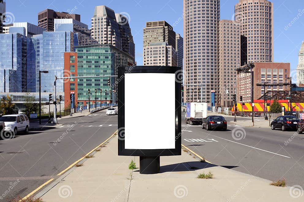 Billboard in the City stock image. Image of electronic - 11411101