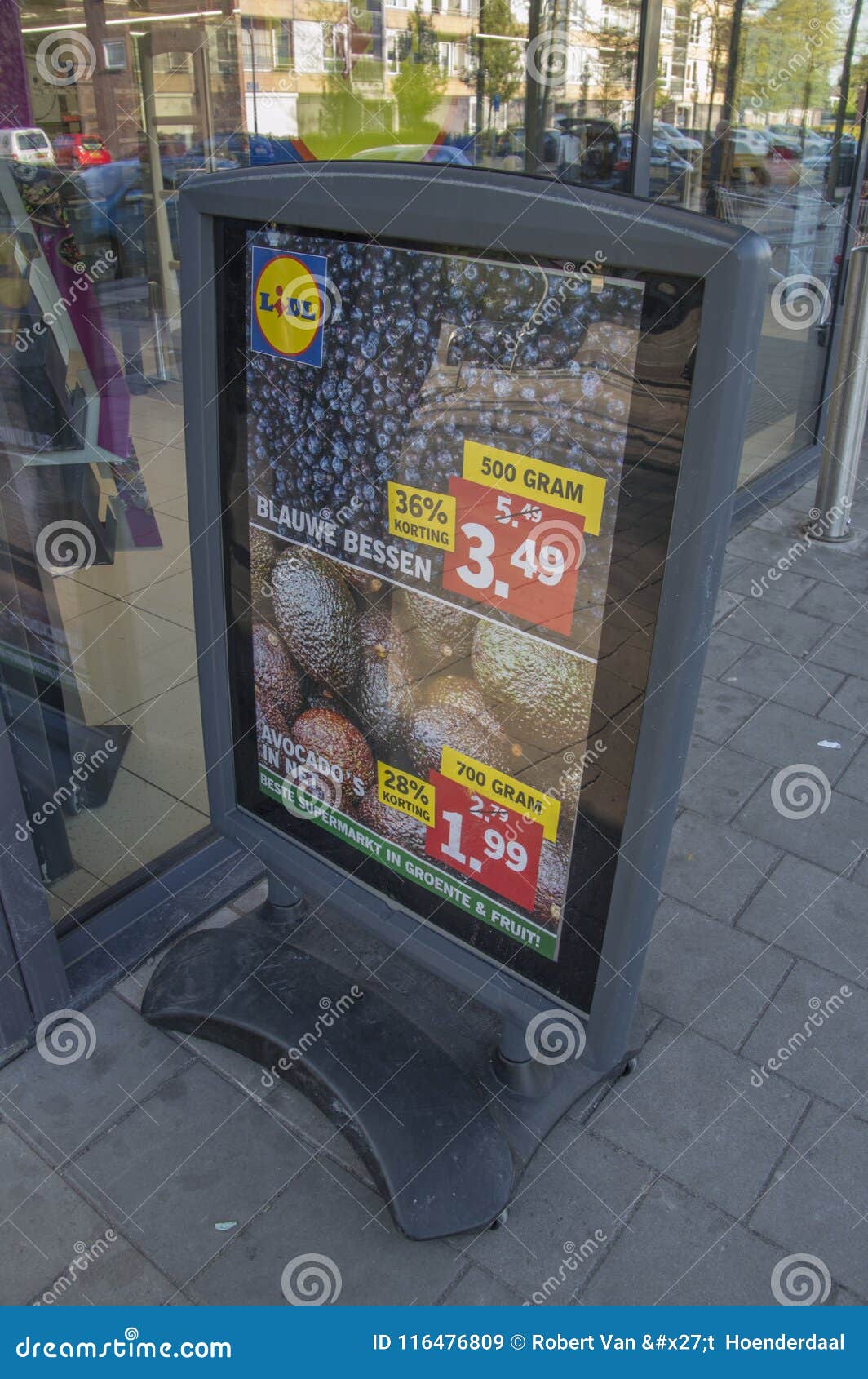 Billboard from Lidl Supermarket Haarlem Editorial Stock Image - Image of lidl, editorial: 116476809