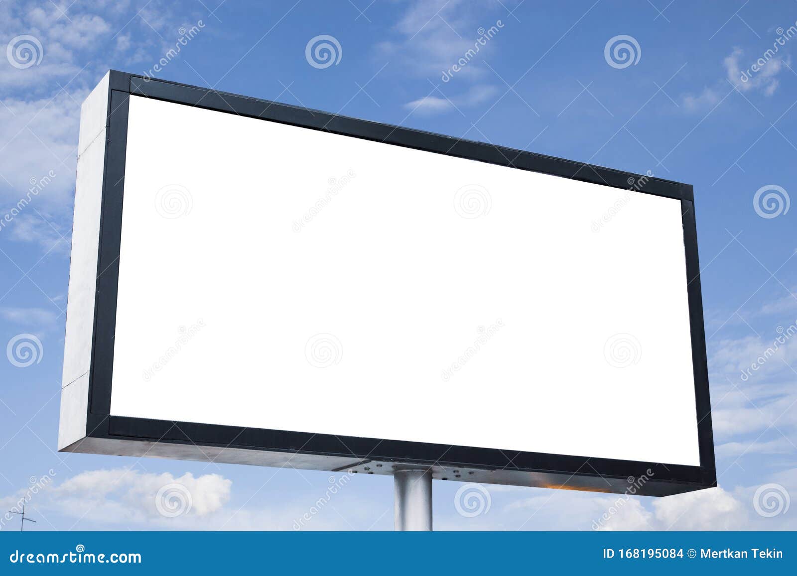 Billboard Mockup, Advertising Template, Empty Frame Copy Space Intended For Street Banner Template