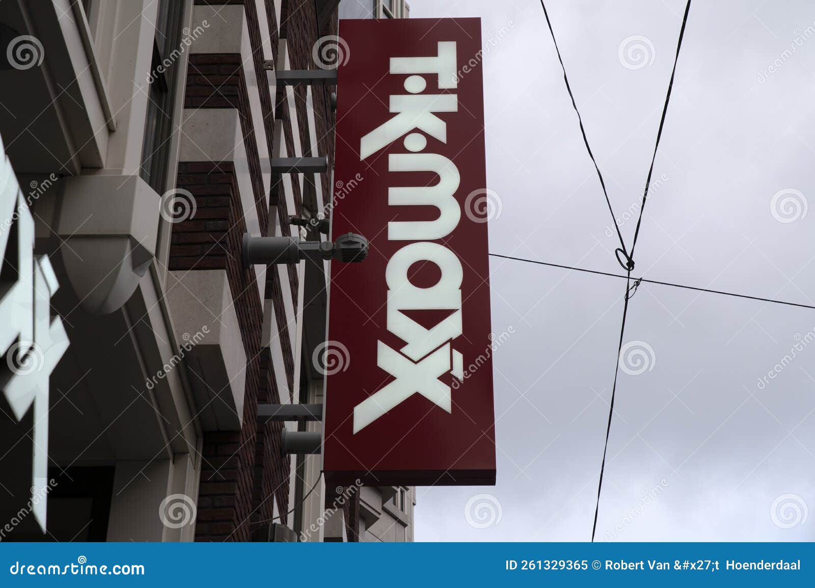 Billboard TK Maxx Store at Amsterdam the Netherlands 9112022