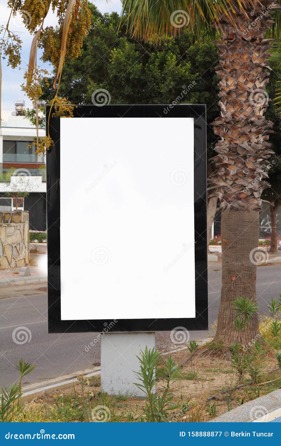 Billboard with White Space for Streets Advertising Blank Advertising ...