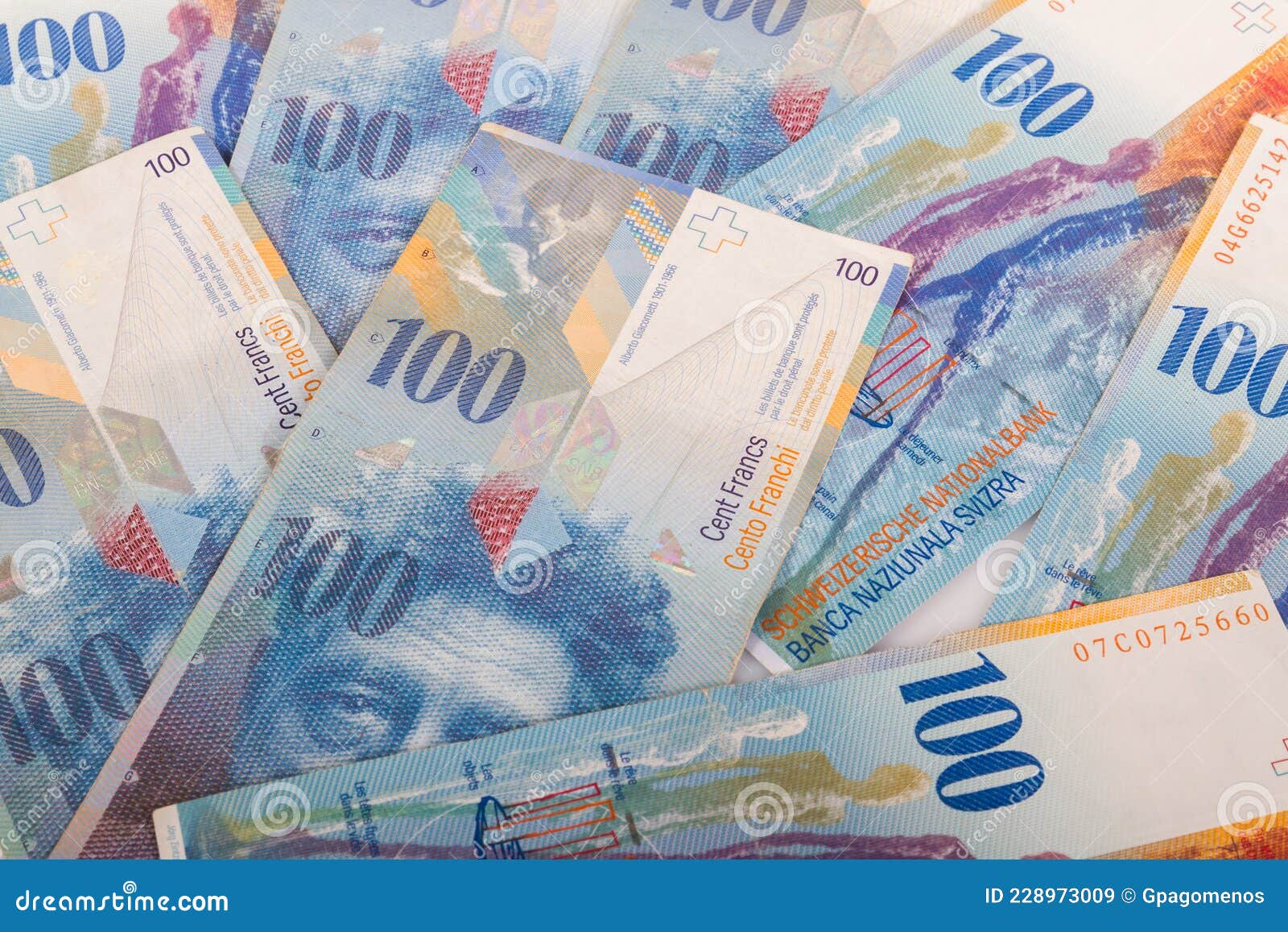 Billet De Banque De 100 Chf Billet Suisse Image Stock Image Du Especes Salaire