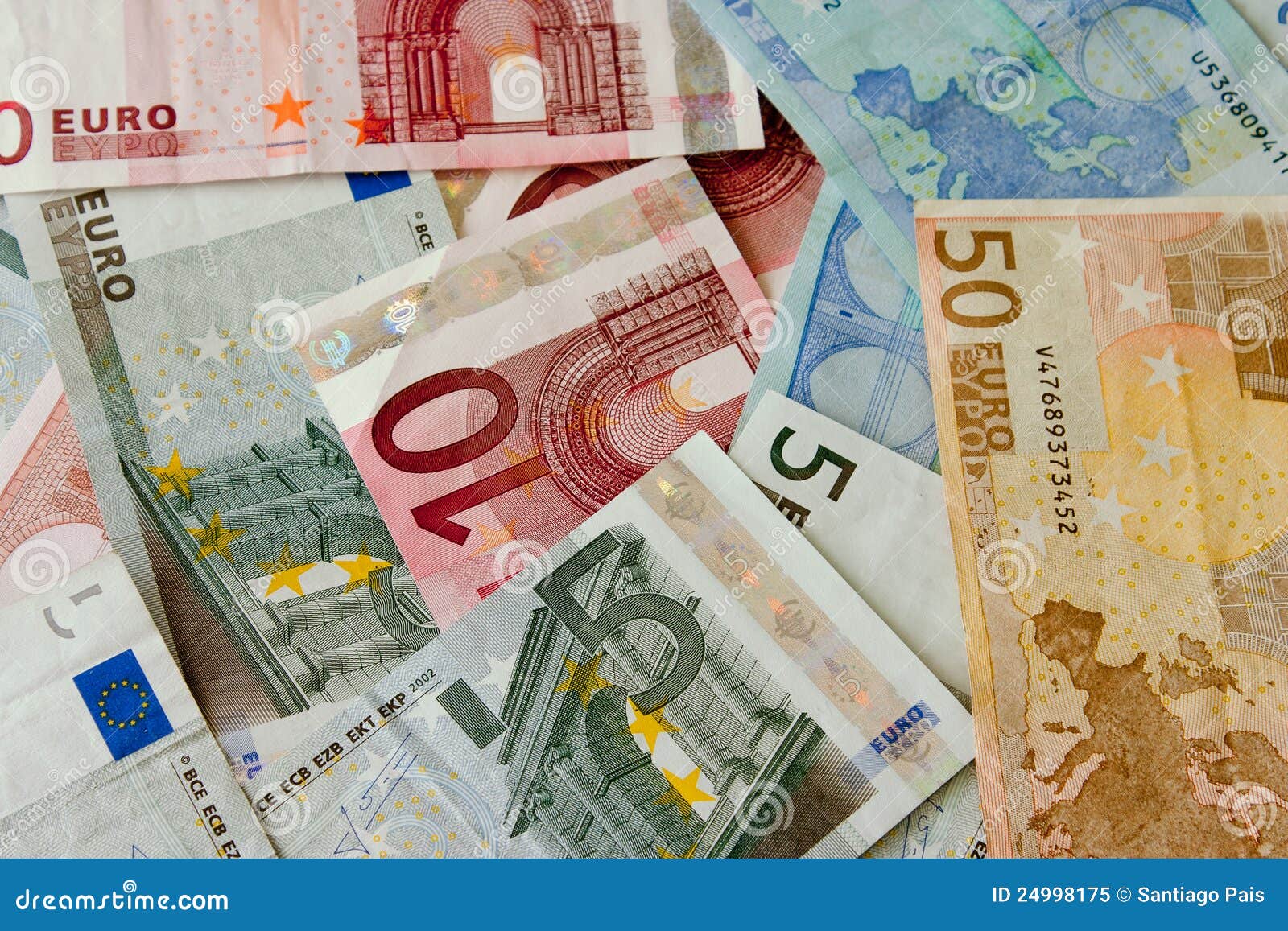 euro bank notes