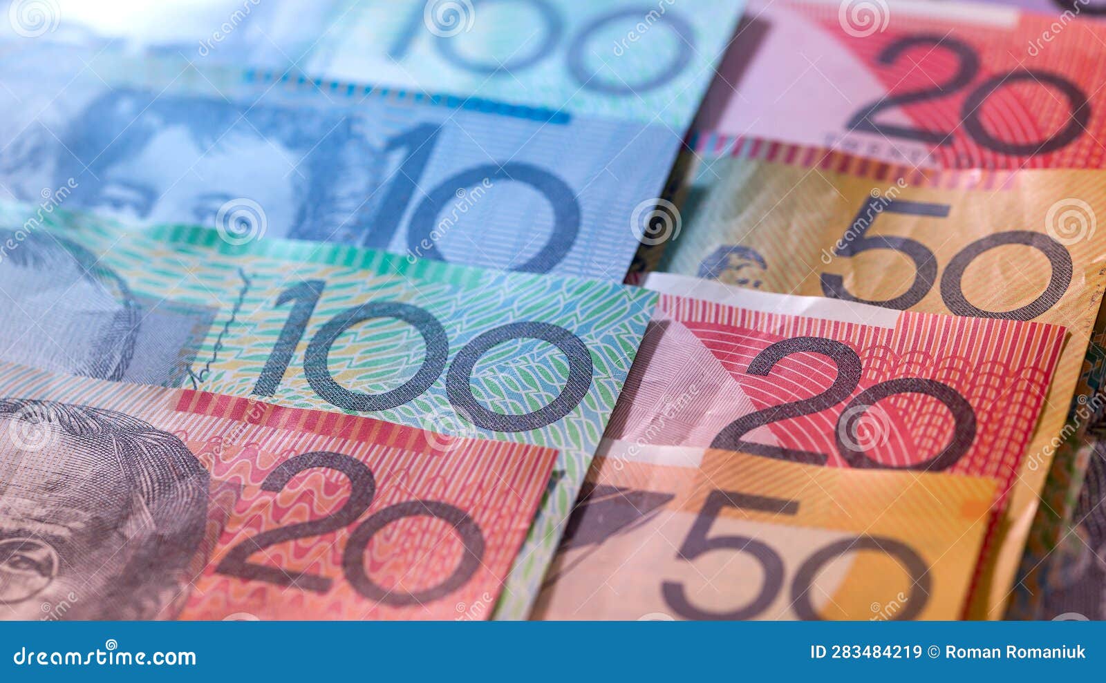 Billetes En Euros Australianos En Filas Como Fondo Imagen De Archivo billetes-en-euros-australianos-en-filas-como-fondo-imagen-de-archivo