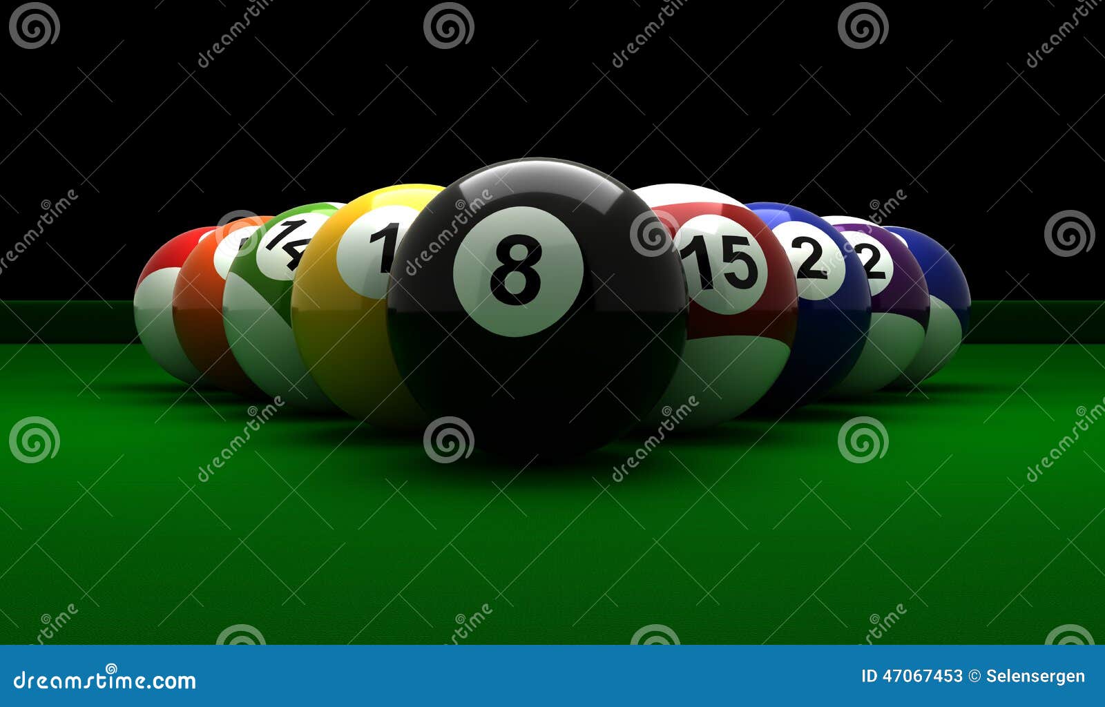 Billiard Balls stock illustration. Illustration of ball 47067453