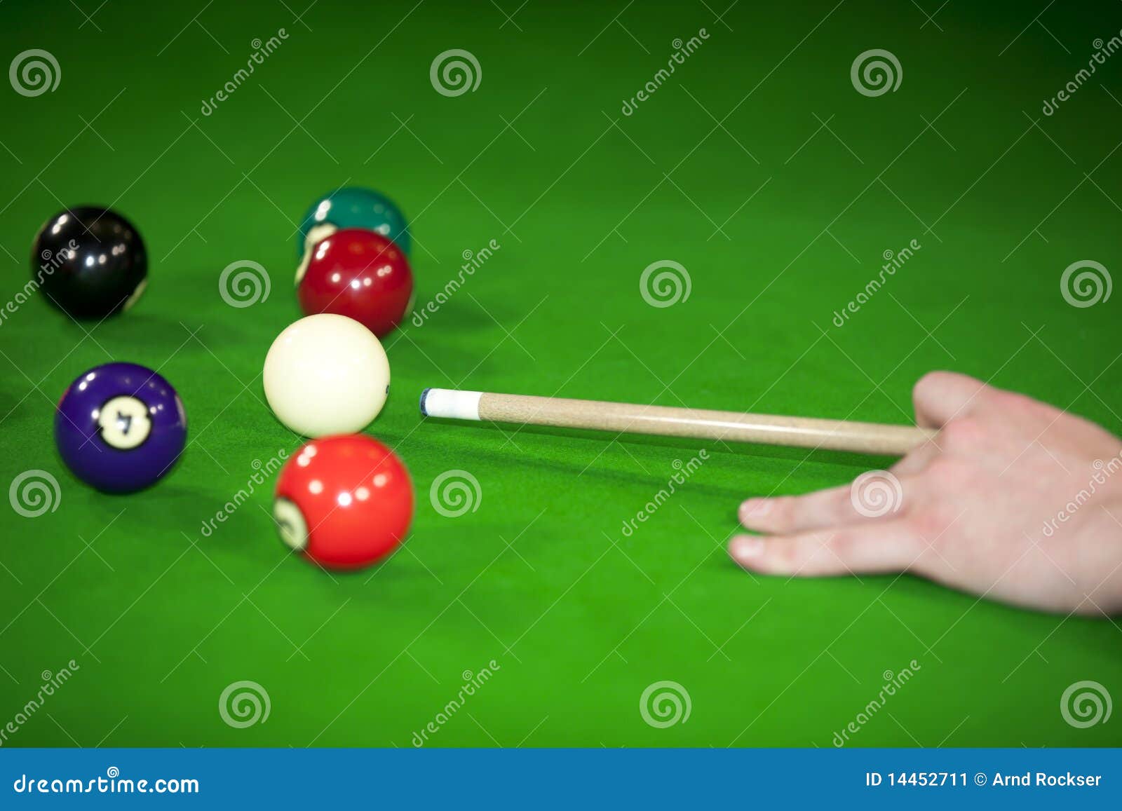 Billiard game situation stock image. Image of leisure 14452711