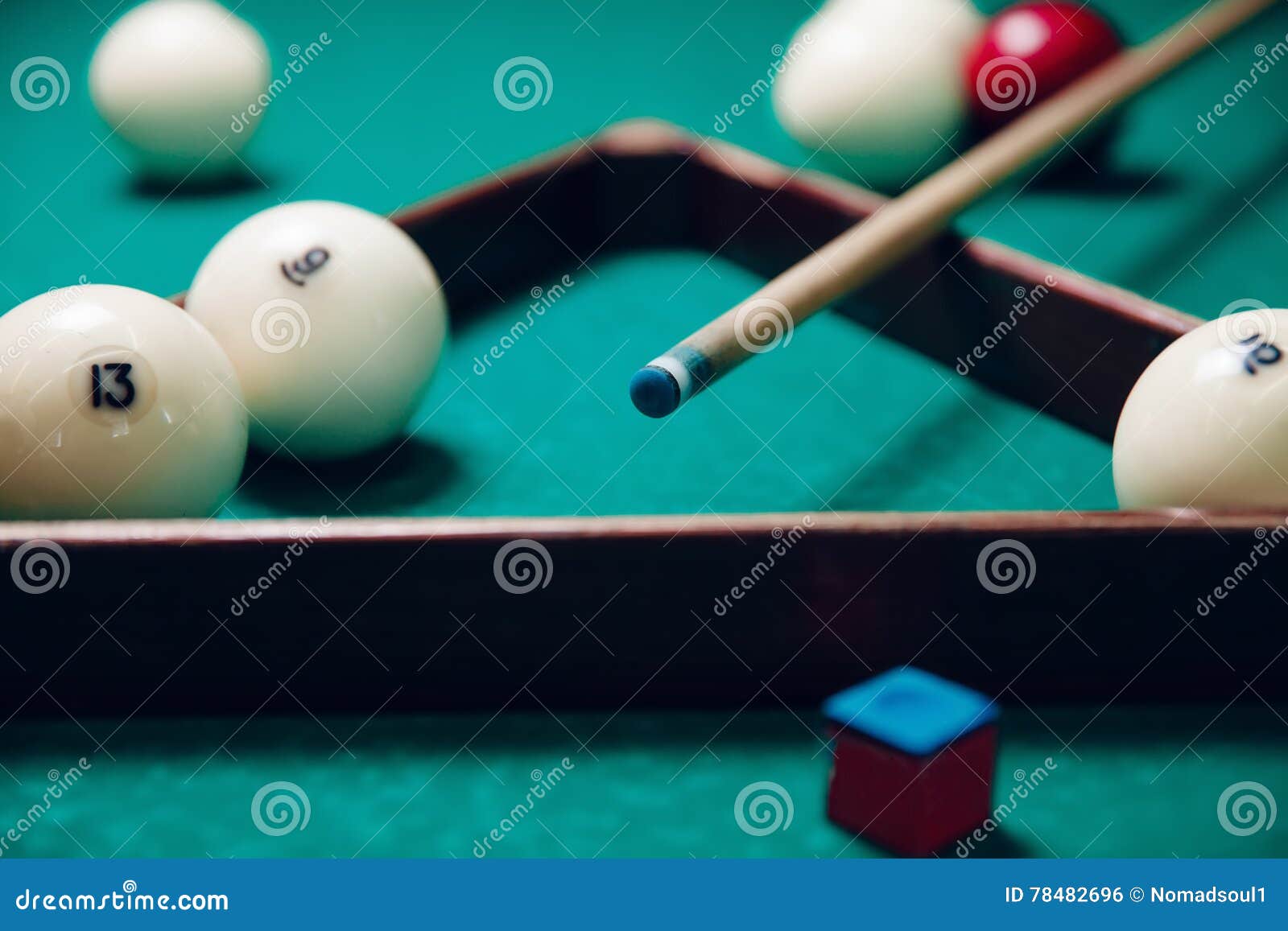 Billiard items stock photo. Image of entertainment, billiard 78482696