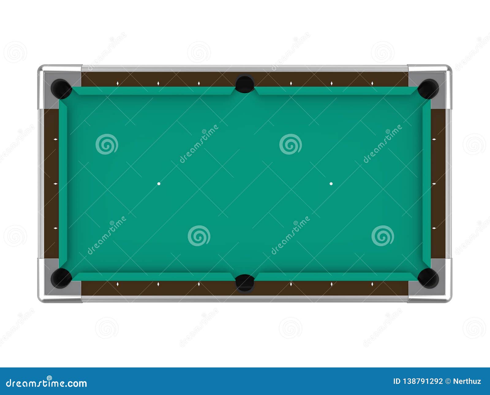 Billiard Table Isolated stock illustration. Illustration of background