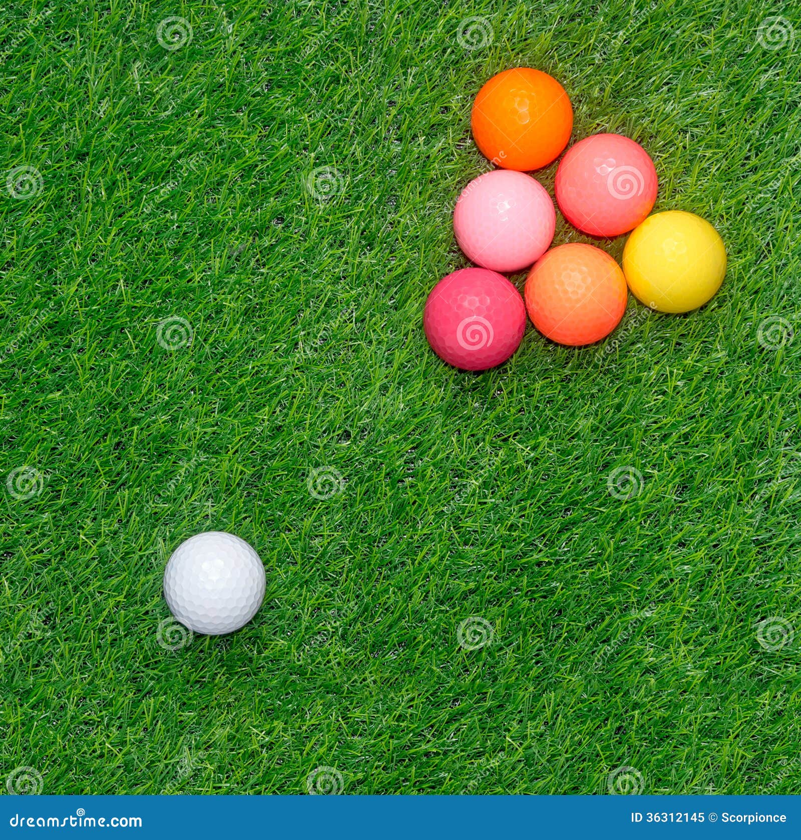 Billiards and golf stock image. Image of golf, colored 36312145