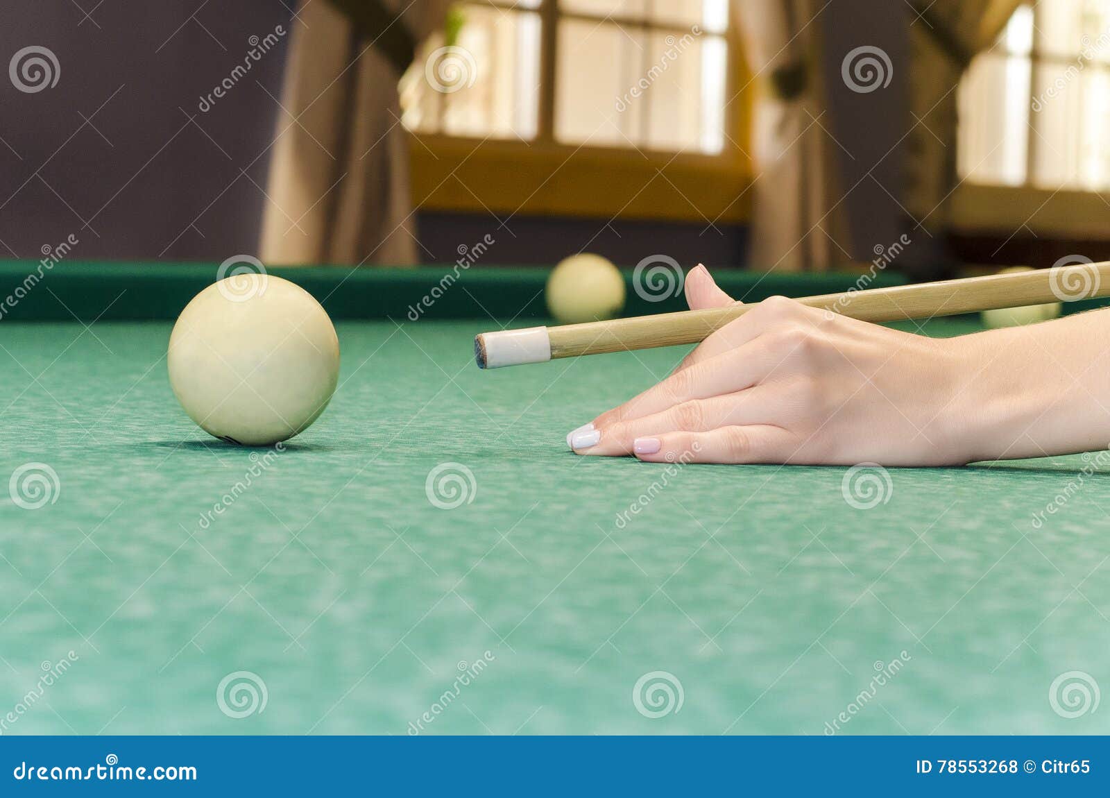 Billiards stock photo. Image of aiming, snooker, play 78553268