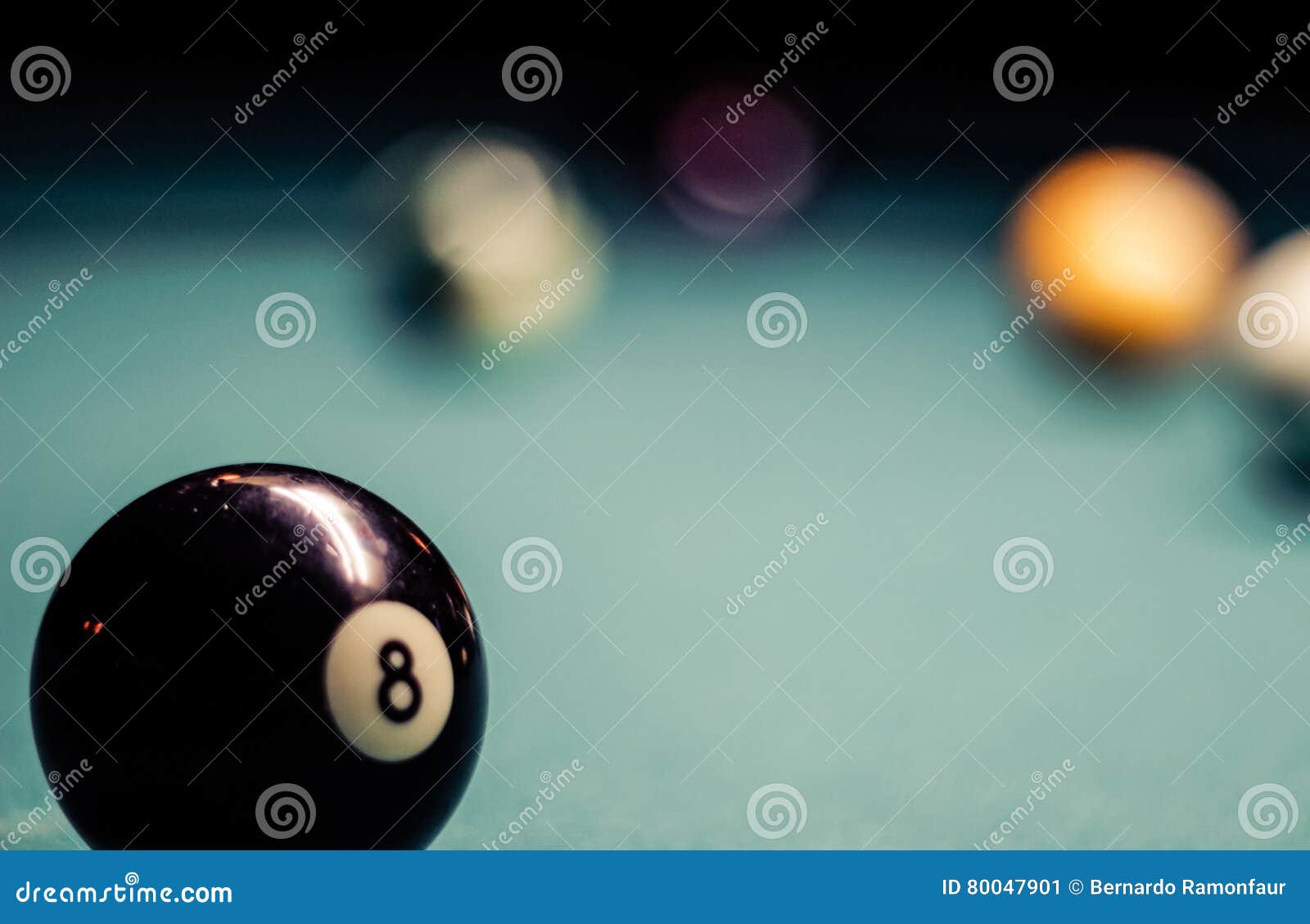 Billiards Plastic Balls on Table Stock Image Image of spheres, game