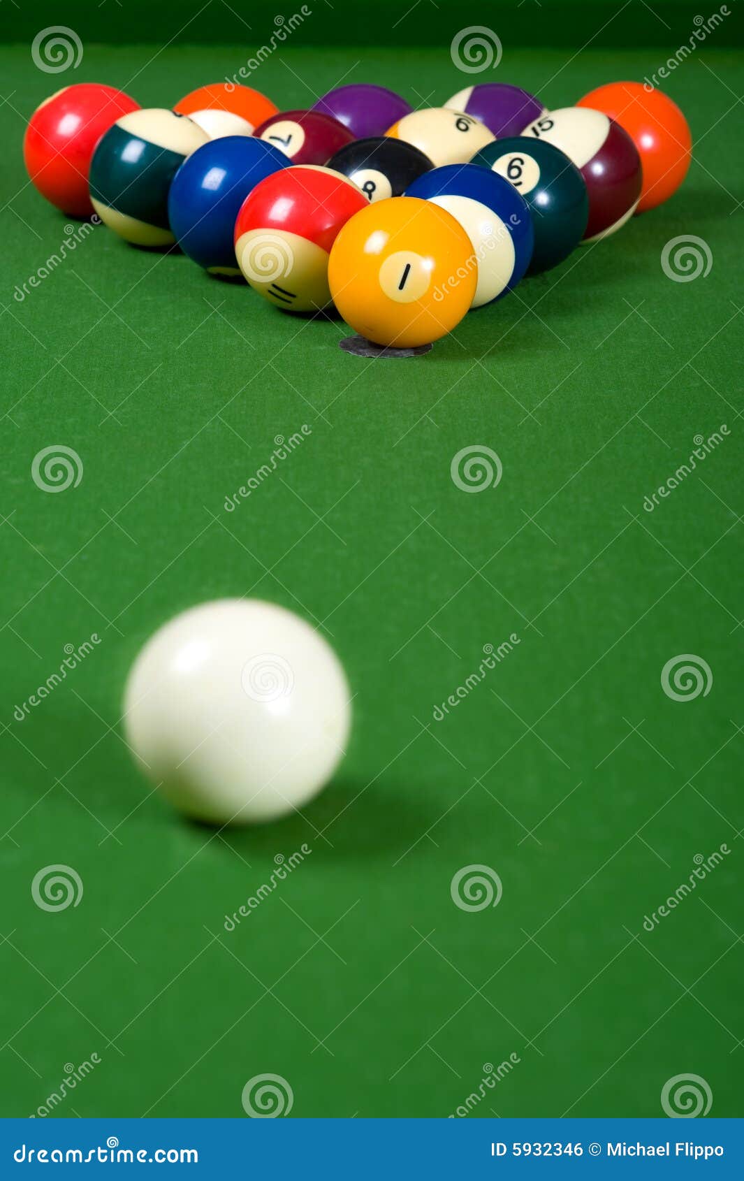 Billiards of Pool stock photo. Image of balls, competitive 5932346