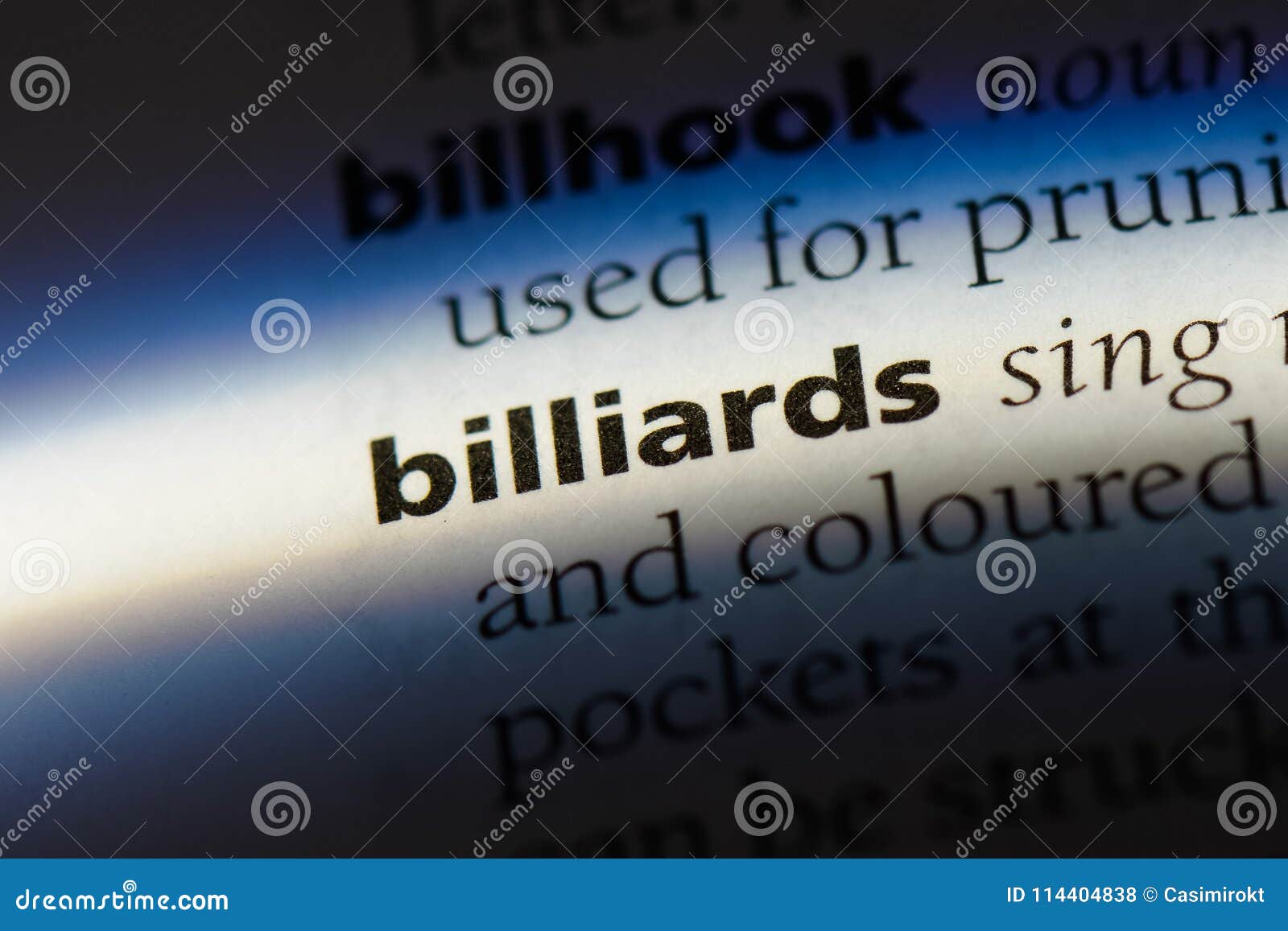 Billiards stock photo. Image of macro, english, billiards 114404838