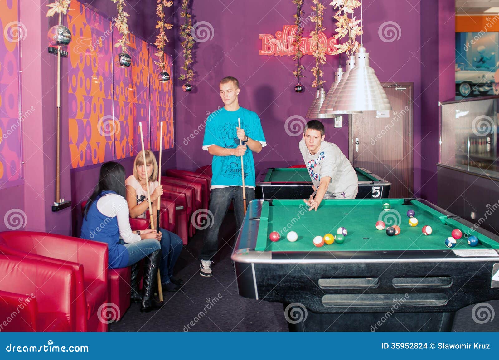 Billiards stock photo. Image of activity, relax, pool 35952824