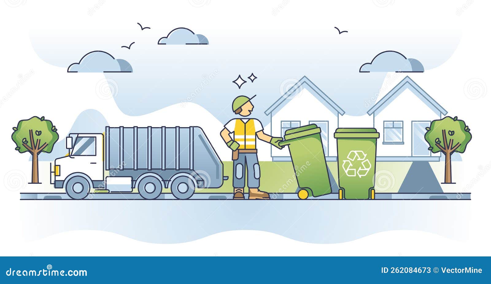 Bin Collector Occupation and Garbage Container Emptying Task Outline