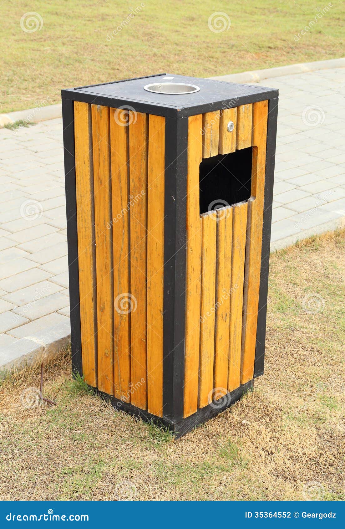 Bin wood stock photo. Image of recycling, environment 35364552