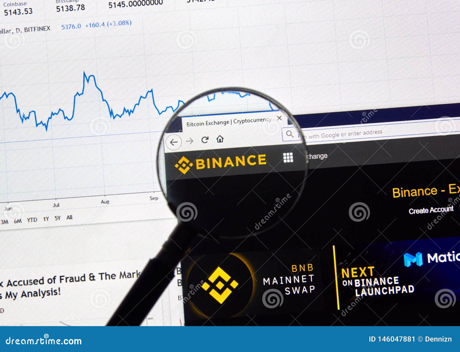 Binance Cryptocurrency Exchange Site Editorial Photo ...