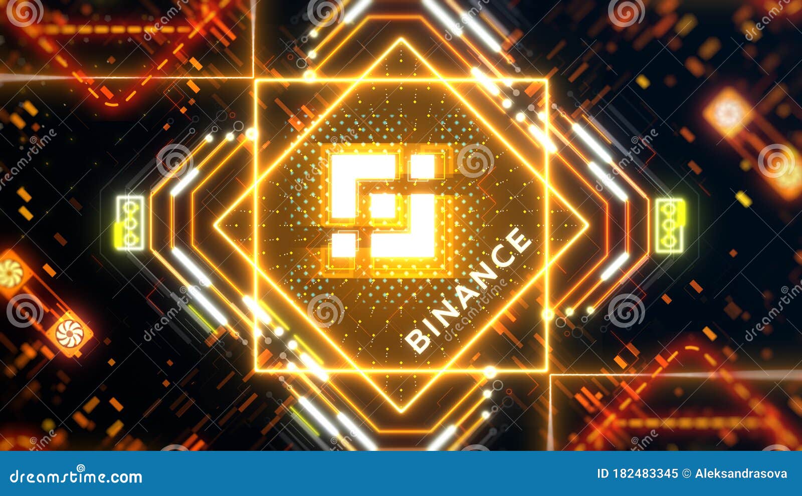 Binance Cryptocurrency Exchange Platform Sign. Trading On ...