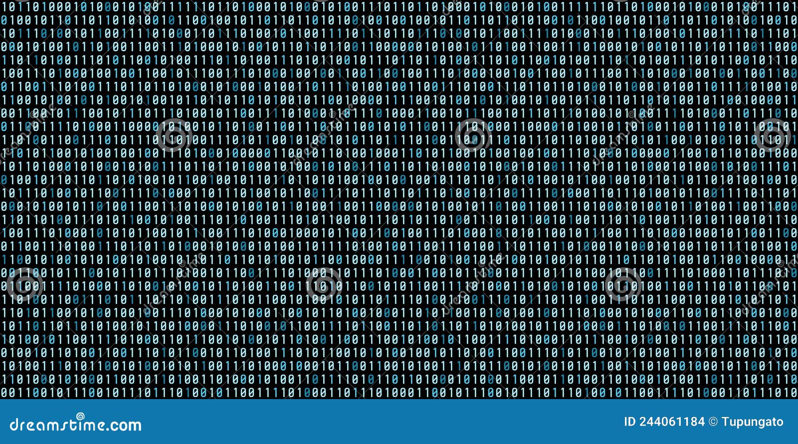 Binary code background stock vector. Illustration of security - 244061184