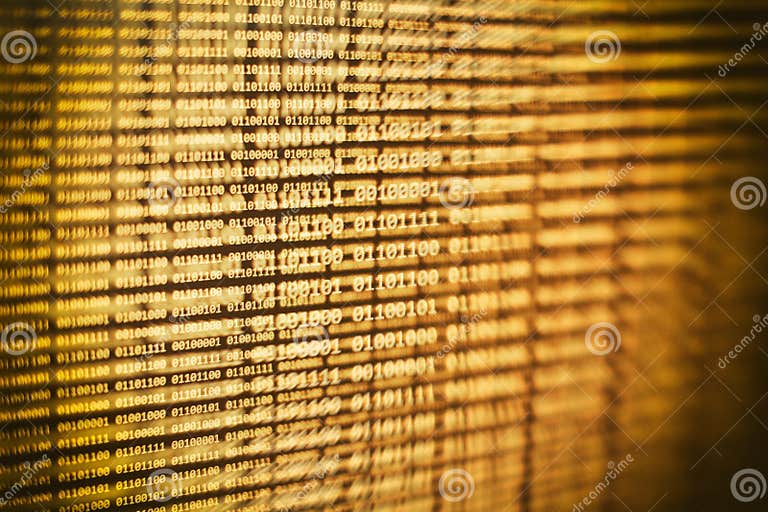 Binary Code Background , Texture with Mathematic Symbols. Numeral ...