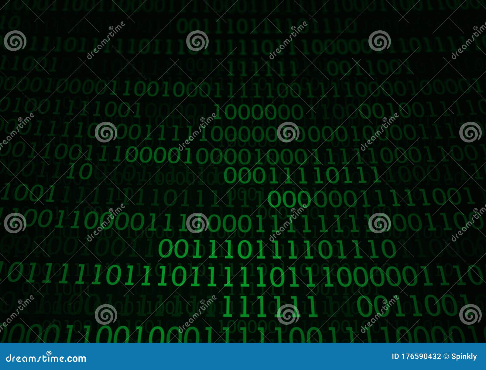 Binary Code Numbers for Computer Background Stock Photo - Image of ...