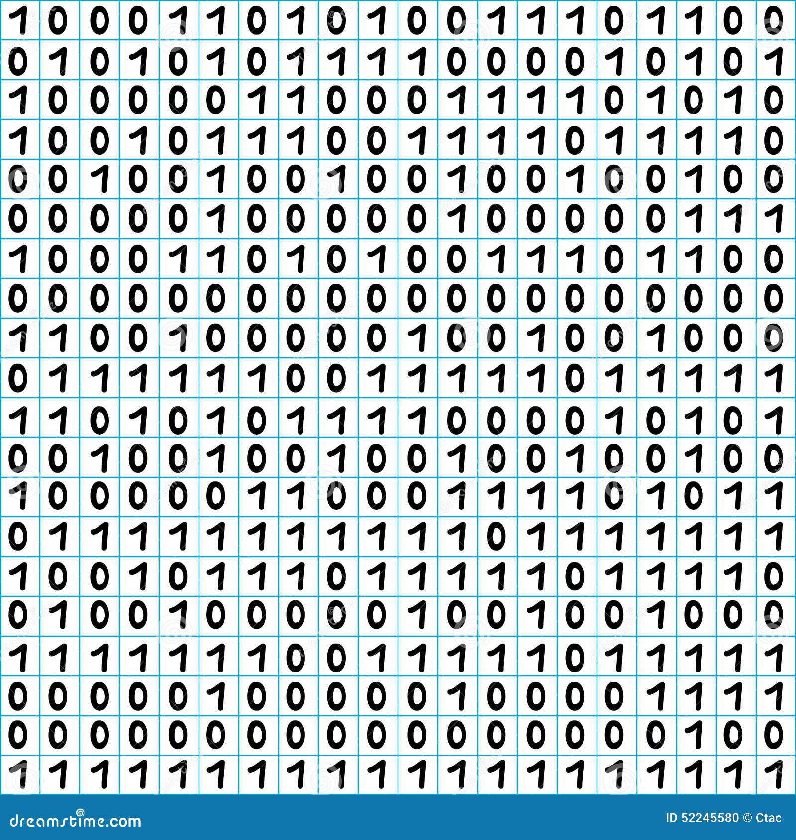 Binary code pattern stock vector. Illustration of code 52245580