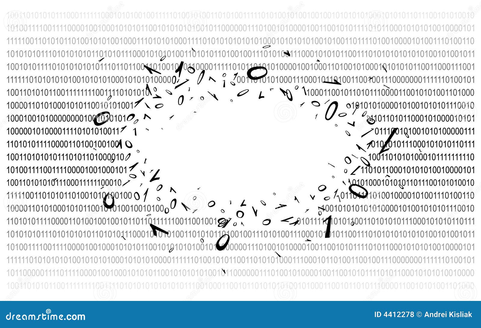 binary code on white v1