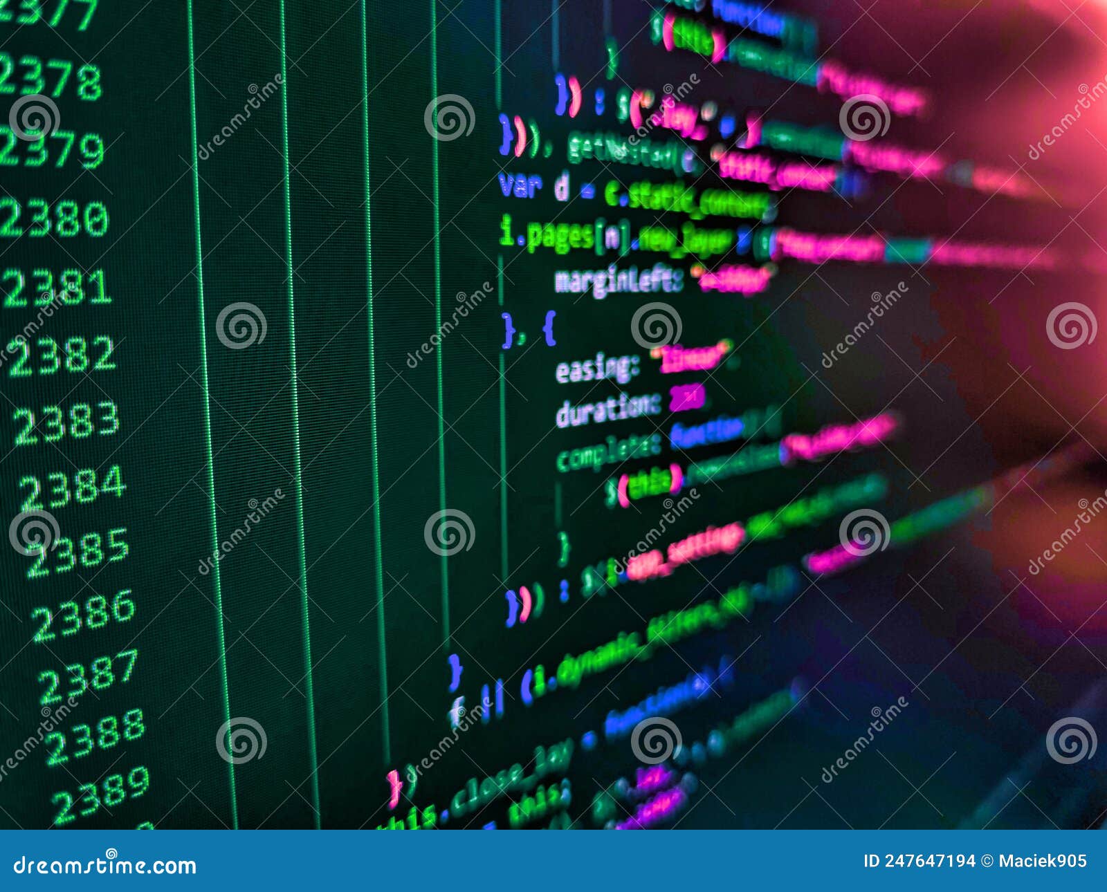 Binary Computer Code Background, Abstract. Information Technology ...