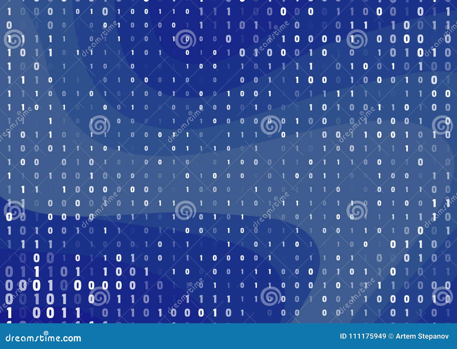 Binary Computer Code Background Stock Vector - Illustration of screen ...