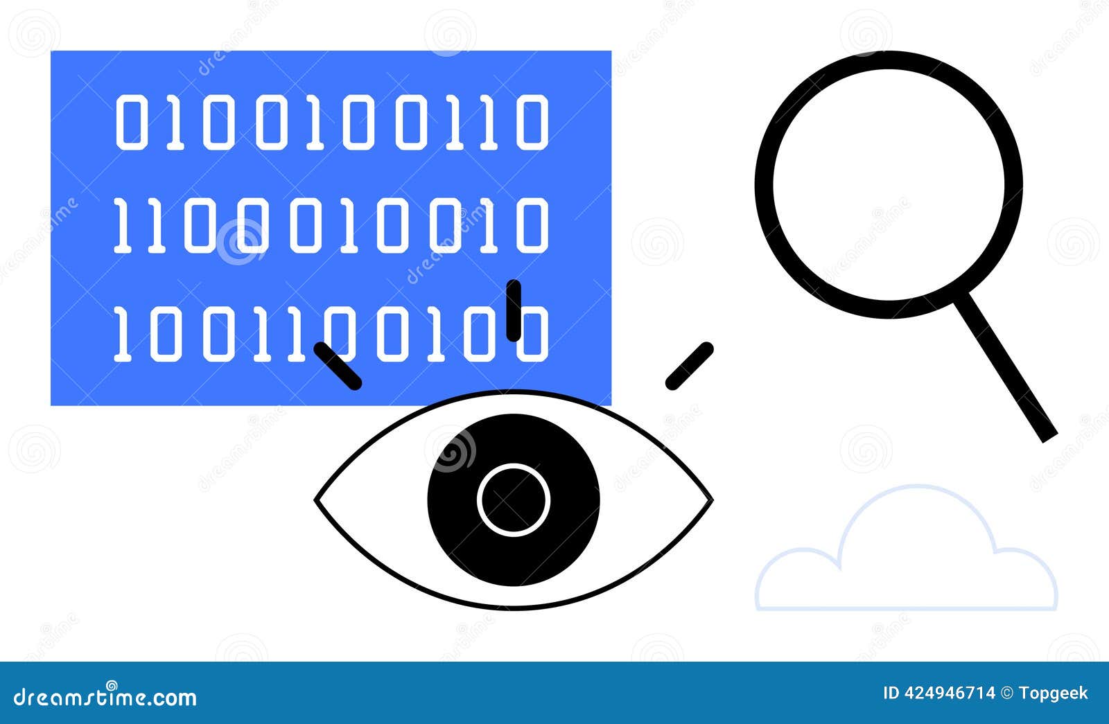 Binary Eye Stock Illustrations – 6,636 Binary Eye Stock Illustrations,  Vectors & Clipart - Dreamstime