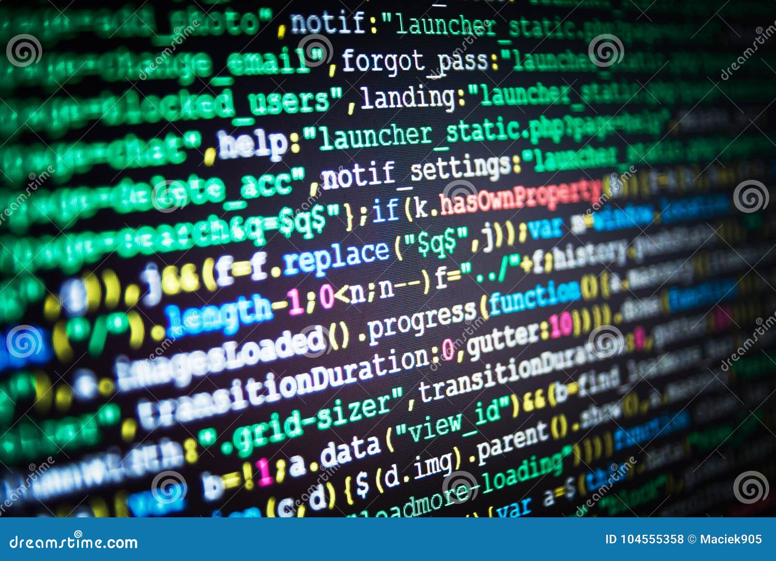 Binary digits code editing software source code modern web network