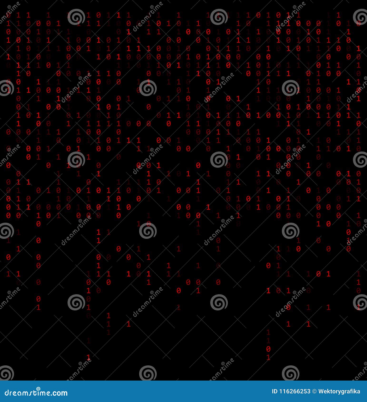 Binary Digits Falling Background Abstract 01 Wallpaper Stock